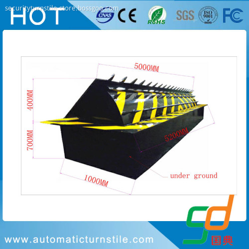 3 meters parking lot system hydraulic road blocker
